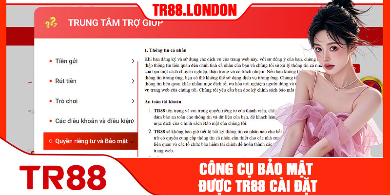 Công Cụ Bảo Mật Được TR88 Cài Đặt